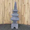 Product image 1 of the product “Japanese style Garden Lantern, made from Andesit Stone. Multipart. 90 cm Height, Roof is 30 cm width. ”